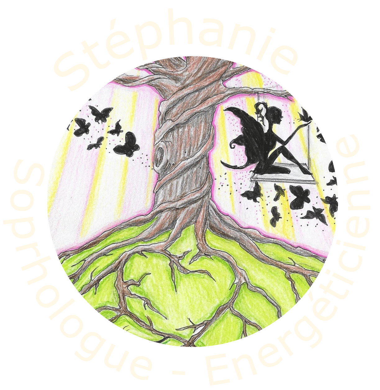 Logo A fFleur de Vie Stéphanie Diméet